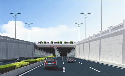 梨園下穿通道本月中旬全線開挖 原有轉(zhuǎn)盤將取消