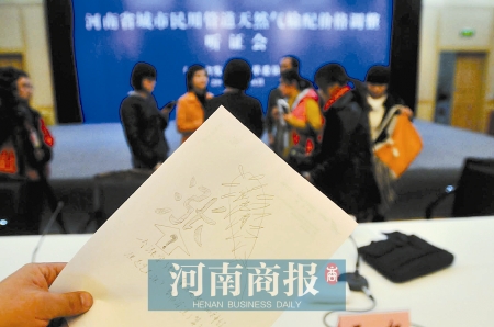 河南省民用天然氣輸配價格聽證 兩套方案供選擇