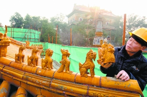 頤和園四大部洲建筑群修繕