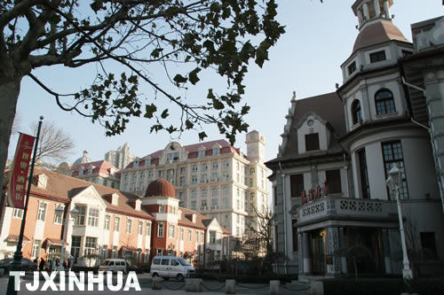 天津奧式商務區提升改造收尾 風貌建筑展新姿