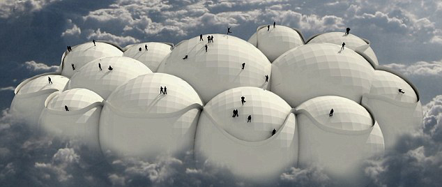 未來最酷飛艇如“浮云” 乘客漫游云端