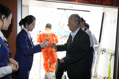 我國最大高速客滾輪“海峽號”今日首航臺中