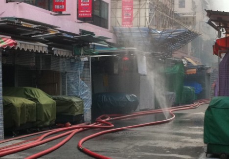 香港旺角花園街大火撲滅 9人死亡30人受傷