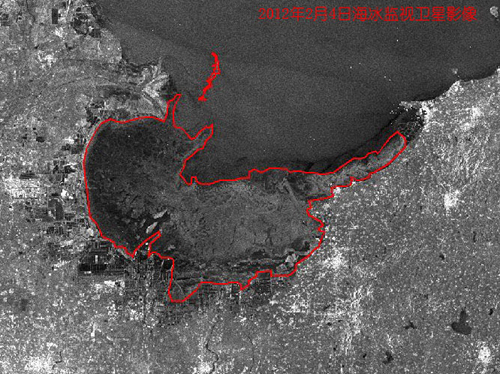 萊州灣海冰面積迅速發展 部分港口因海冰影響封航