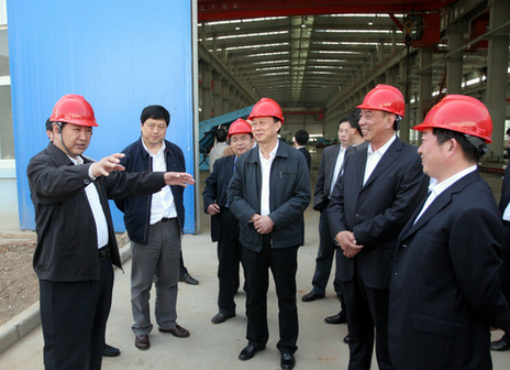 安徽副省長視察淮海實業(yè)集團