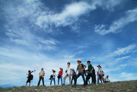 石大攝影愛好者赴賽里木湖采風