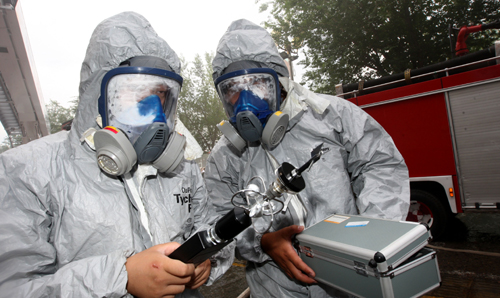 克拉瑪依舉行重大火災事故滅火疏散演習