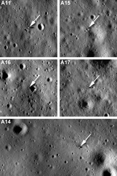 美國插在月球多面國旗40多年依然直立