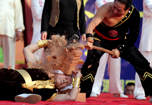 南少林武術文化節開幕 武僧展絕技