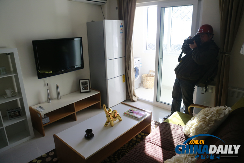 中外記者參觀采訪北京石景山區衙門口保障房小區