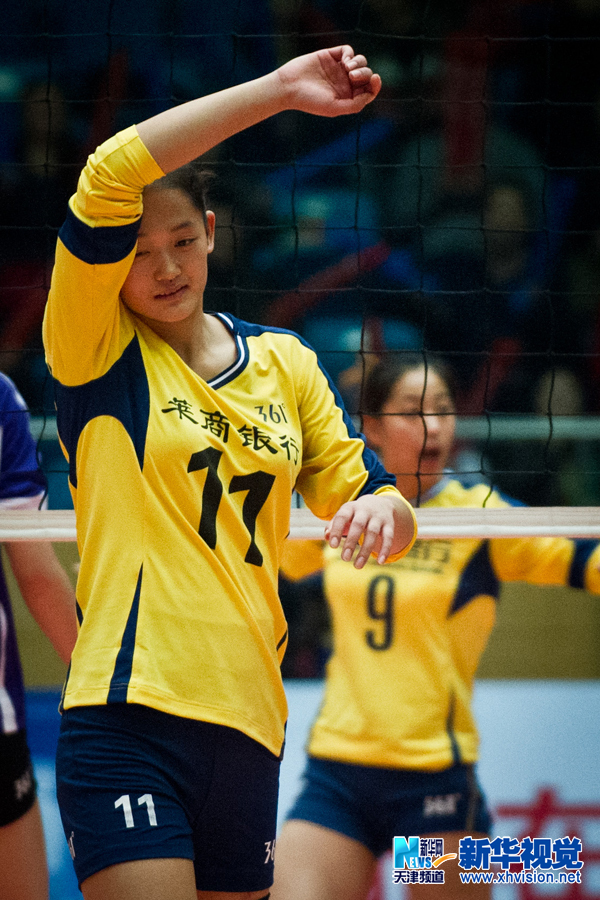 女排聯賽：天津勝山東