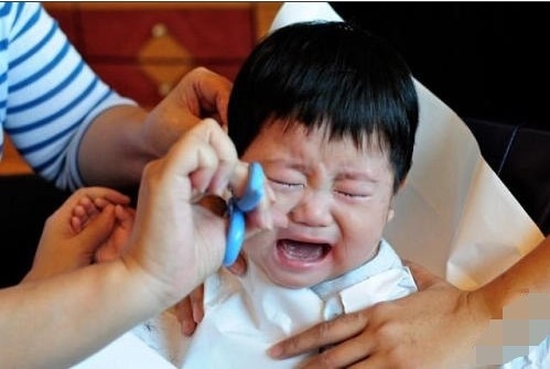 又囧又萌！寶寶理發(fā)好傷心