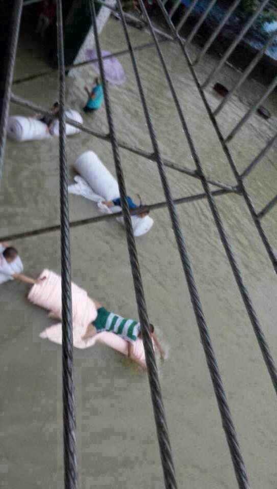 航拍廣東洪水重災(zāi)區(qū)龍窩鎮(zhèn)