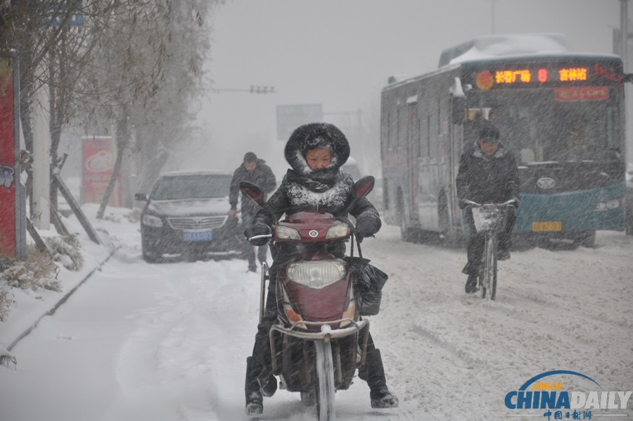 吉林氣象臺發布暴雪橙色預警