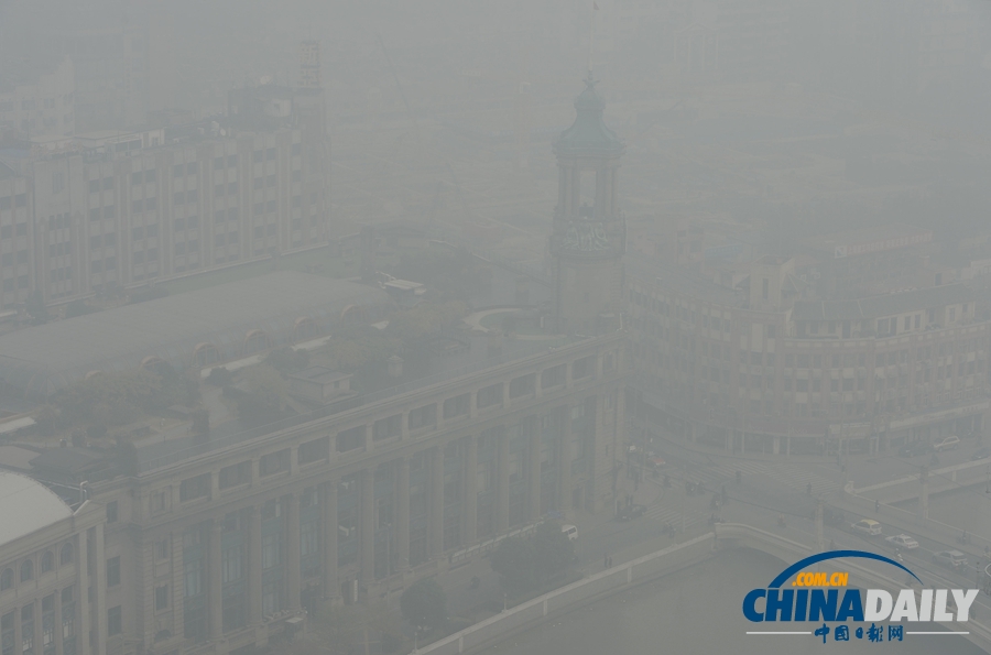 上海再遭六級重度污染