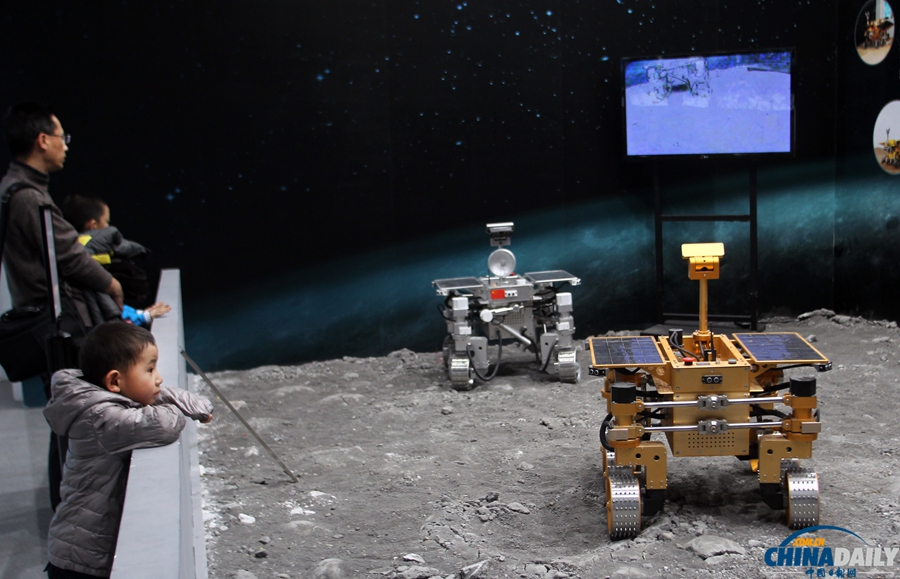“玉兔”號月球車助陣中國科技館航天科普展