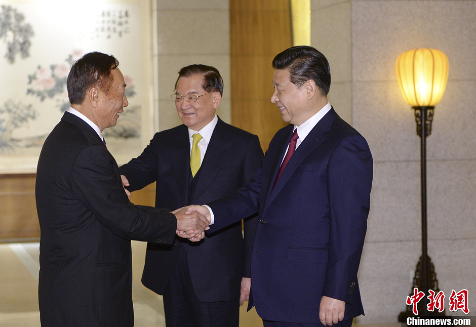 習(xí)近平總書記會見連戰(zhàn)一行