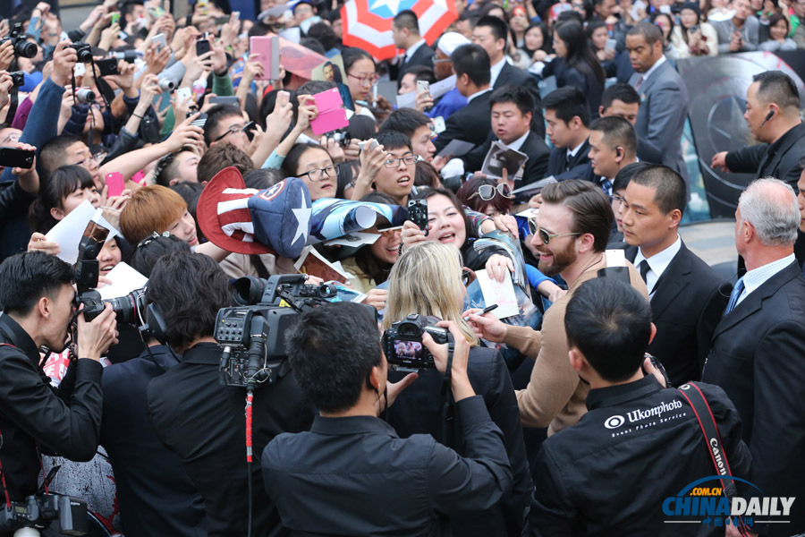 《美國隊長2》主創訪華