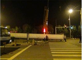 安徽磨店拆除非法戶外廣告維市容