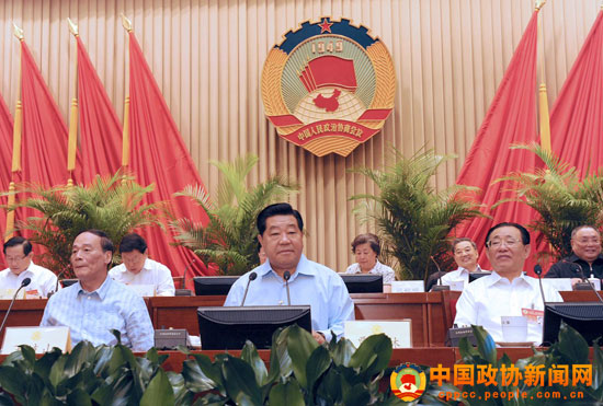 政協十一屆常委會第十四次會議開幕 賈慶林主持