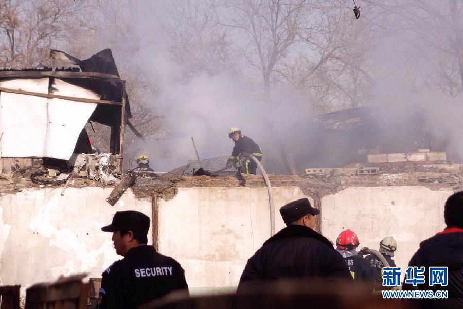 北京菜市口西側廣安東里一處民宅發生火災