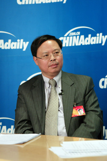 全國人大代表、長沙市市長張劍飛