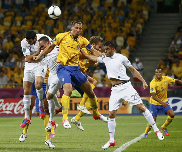 歐洲杯：法國0:2負瑞典仍然出線 迎戰(zhàn)西班牙