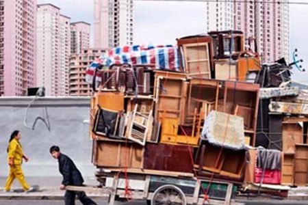 老外鏡頭下的上海“板車犀利哥”