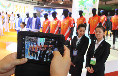 影像特寫：海內(nèi)外客商關注晉江鞋博會(組圖)