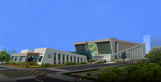 翔安區(qū)青少年校外體育活動(dòng)中心體育館主體封頂