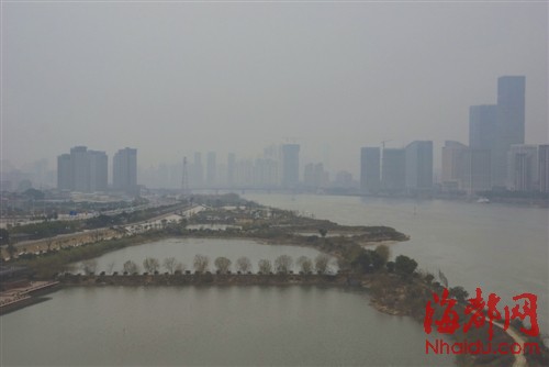 3小時(shí)福州從無霾變“重度霾” 北方污染物南移我省