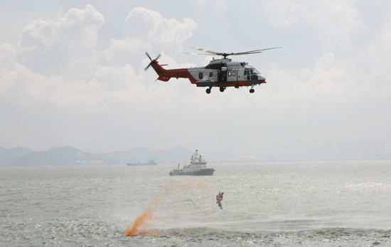 粵港澳首次在內地舉行海上聯合搜救演習