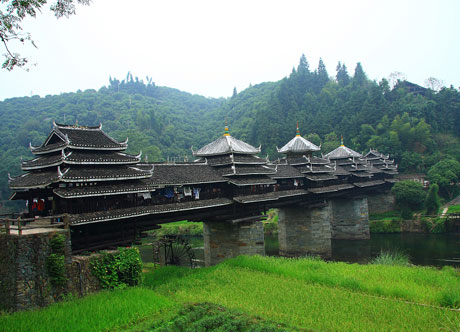 程陽風雨橋獨具風韻