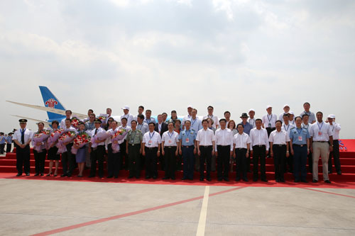 中國首架B787加盟南航