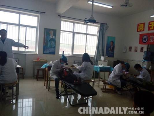 第四次全國口腔健康流行病調查走進遵化東小寨幼兒園