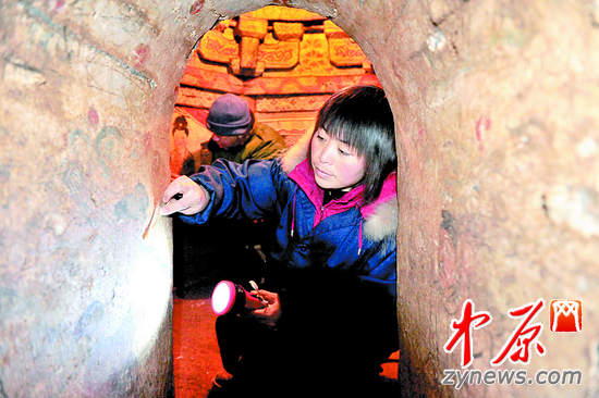 登封唐莊宋代壁畫墓遷移鄭州