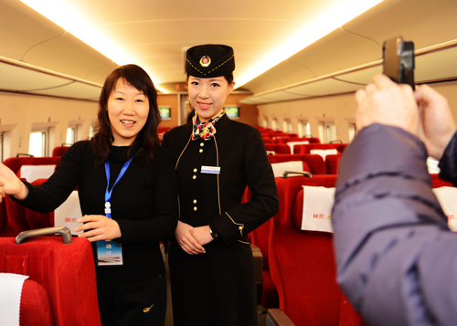 京廣高鐵開通在即 體驗高鐵舒適便捷(組圖）