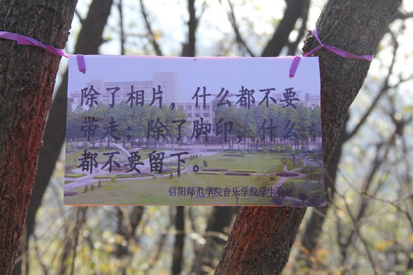 信陽(yáng)師范學(xué)院音樂(lè)學(xué)院開(kāi)展黨員環(huán)保社會(huì)實(shí)踐活動(dòng)