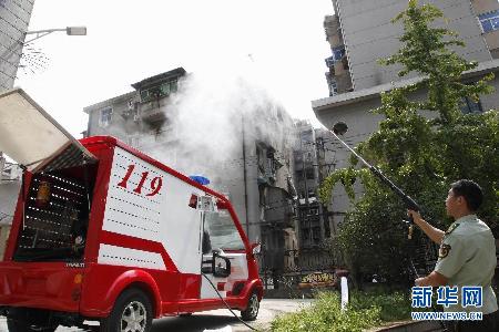 武漢市武昌區(qū)配備“迷你”電動(dòng)消防車