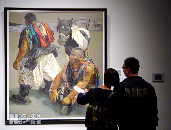 “時(shí)代風(fēng)采金陵畫展”在南京展出