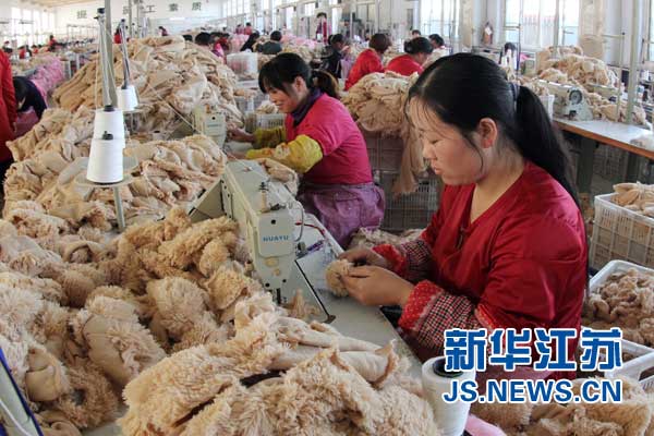 江蘇贛榆玩具企業迎來新年商機