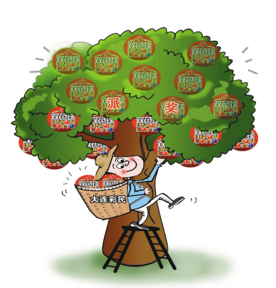 旅順一彩民三注雙色球投兩倍 花12元中倆一等獎