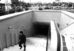 沈陽；北陵地下通道下月啟用 坐滾梯2分鐘過馬路