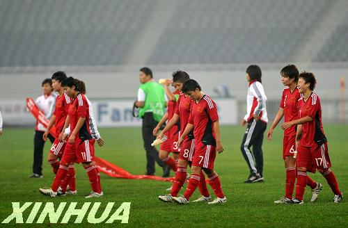 奧運會女足亞洲區預選賽：中國隊不敵日本隊