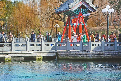 濟南趵突泉水位4天降13厘米 近期或繼續小幅下跌