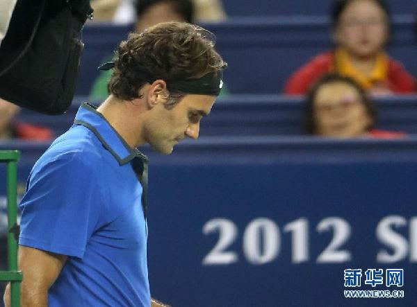 網球——上海大師賽：費德勒無緣決賽