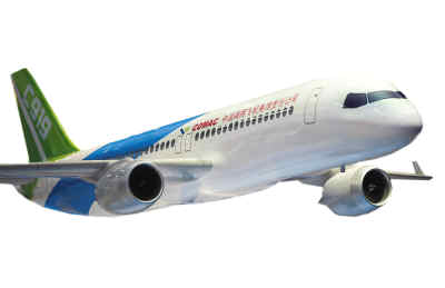 中國飛機高調亮相巴黎航展 C919引各方關注(圖)