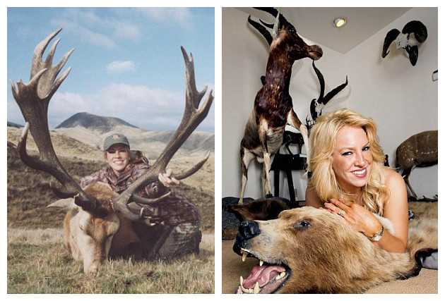 美女獵人射殺超70種動物 堅稱獵殺為保護