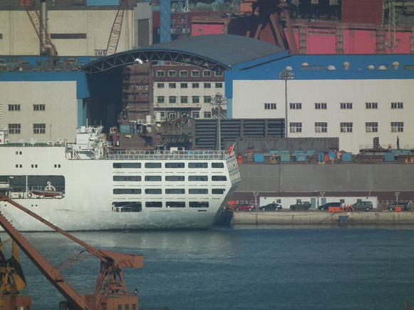 中國海軍遼寧號航母結束首航返回駐地