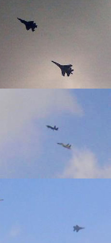 殲-31隱身戰機成功首飛 殲-11B空中伴飛